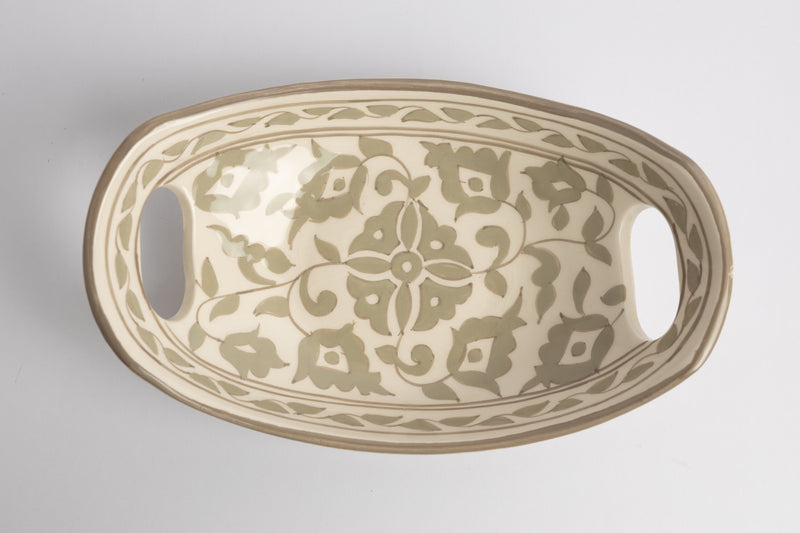 La Sable Handled Platter