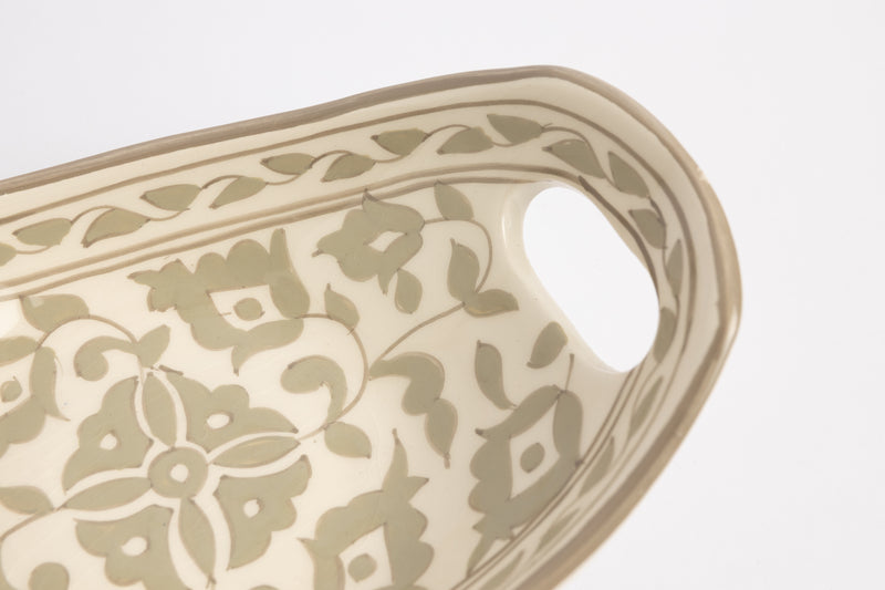 La Sable Handled Platter