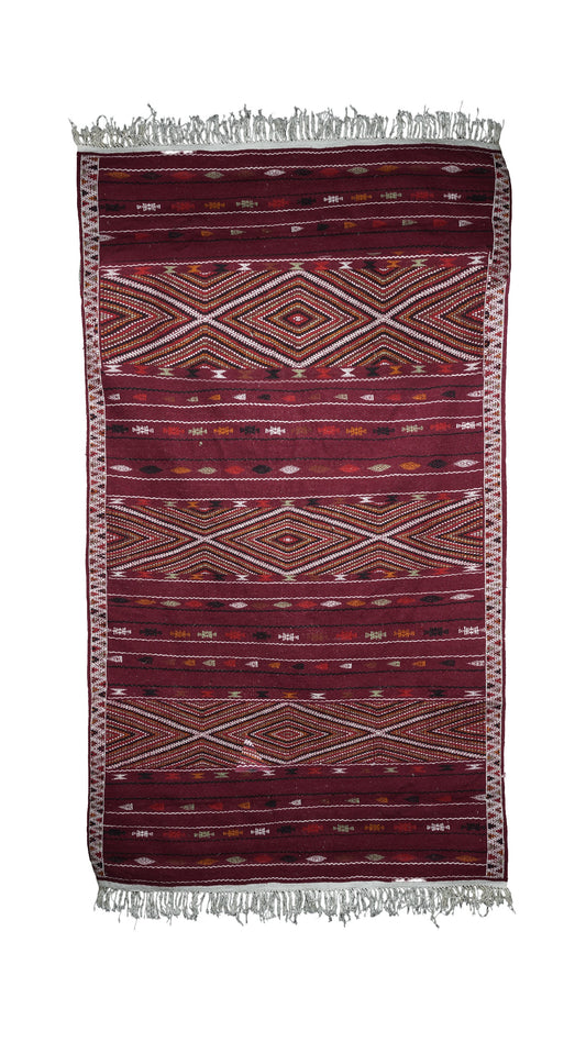 Toujane Rug | Claret